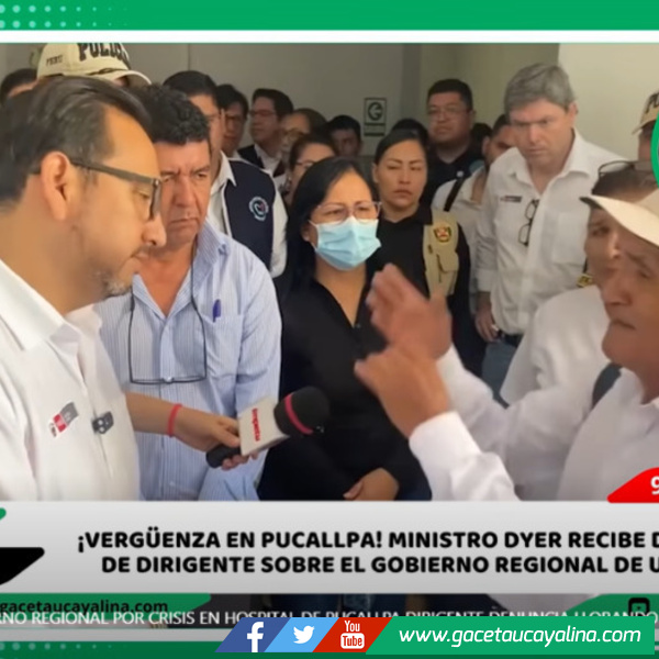 ¡“Jalón de orejas” Al gobierno regional por crisis en hospital de pucallpa dirigente denuncia llorando a ministro de salud!
