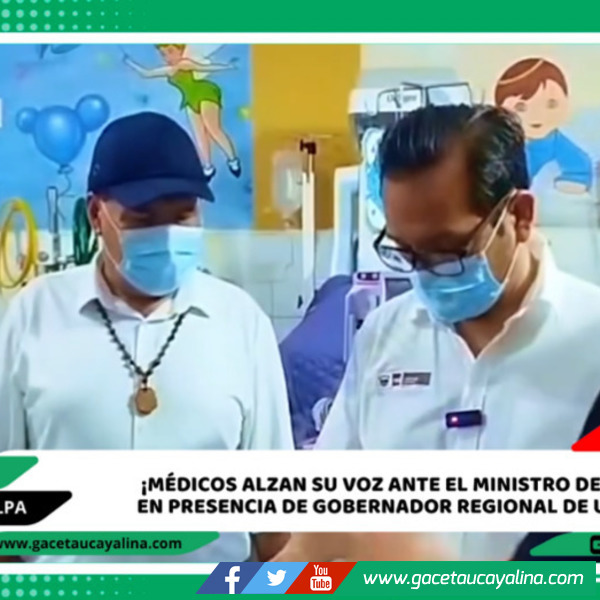 ¡Médicos alzan su voz ante el ministro de salud!