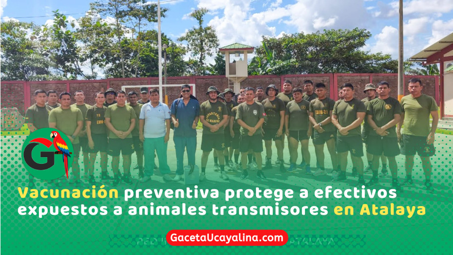 Atalaya vacuna personal militar para prevenir contagios de rabia