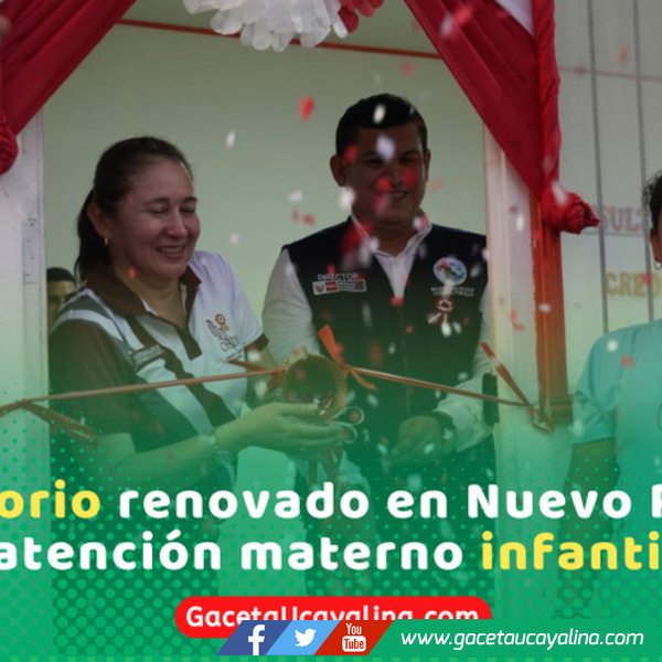MPCP entrega consultorio renovado para madres y niños en Pucallpa