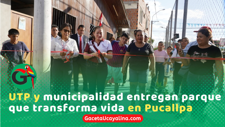 Inauguran moderno parque en A.H. Los Olivos tras histórica inversión privada en Pucallpa