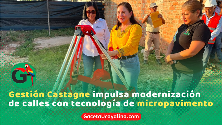 Pucallpa inicia transformación vial con moderna maquinaria y obras por impuestos