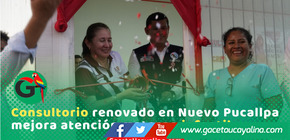 MPCP entrega consultorio renovado para madres y niños en Pucallpa