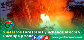 Tres incendios en Pucallpa encienden alarmas en autoridades regionales