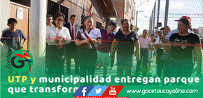 Inauguran moderno parque en A.H. Los Olivos tras histórica inversión privada en Pucallpa