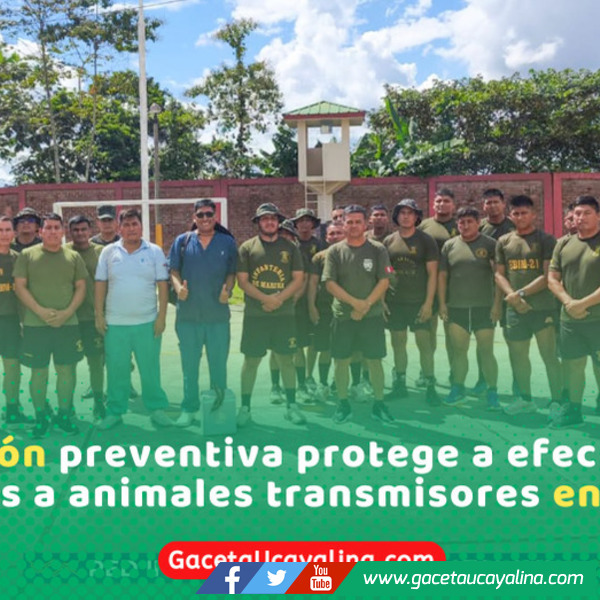Atalaya vacuna personal militar para prevenir contagios de rabia