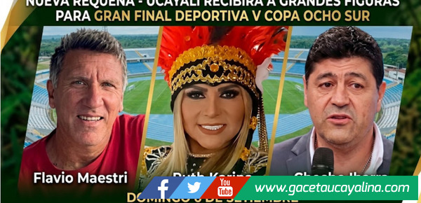 “CHECHO” IBARRA, Flavio Maestri y Ruth Karina juntos en la gran final de la V Copa Ocho Sur