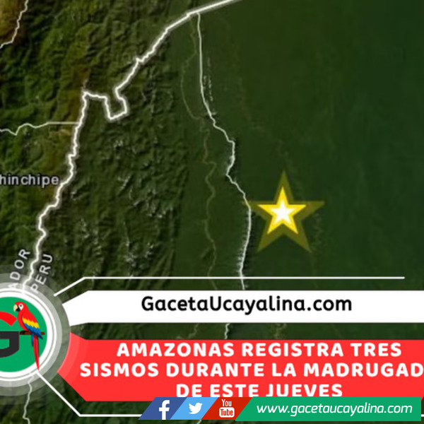 Sismo de magnitud 5.0 remeció Amazonas y sumó tres temblores