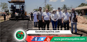 Inicia asfaltado de cuatro kilómetros de avenida Túpac Amaru en Pucallpa