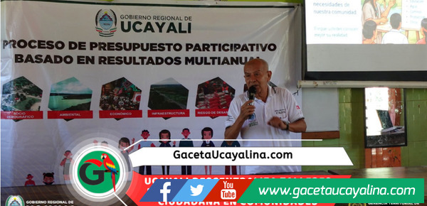 GORE Ucayali lleva presupuesto participativo a comunidades alejadas de Atalaya