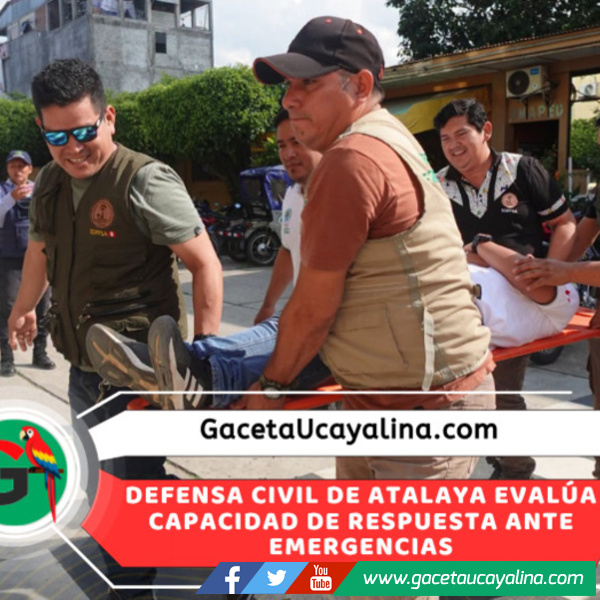 Atalaya desarrolla con éxito Segundo Simulacro Nacional Multipeligro ante sismos