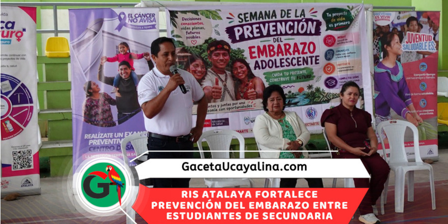 Atalaya inicia Semana de Prevención del Embarazo Adolescente 2026