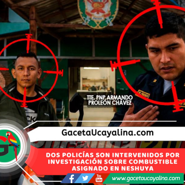 Comisario de Neshuya y suboficial son detenidos por presunto desvío de combustible