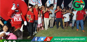 Lenín Escudero cierra campaña electoral junto a simpatizantes en Oventeni