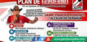 Según comentarios de las Redes Sociales Jaime Paniora Destacó en el Debate  Electoral en Sepahua