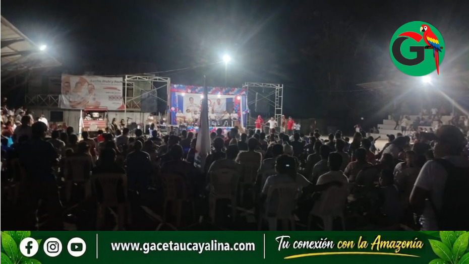 Candidato Lenín Escudero encabezó cierre de campaña en Sepahua