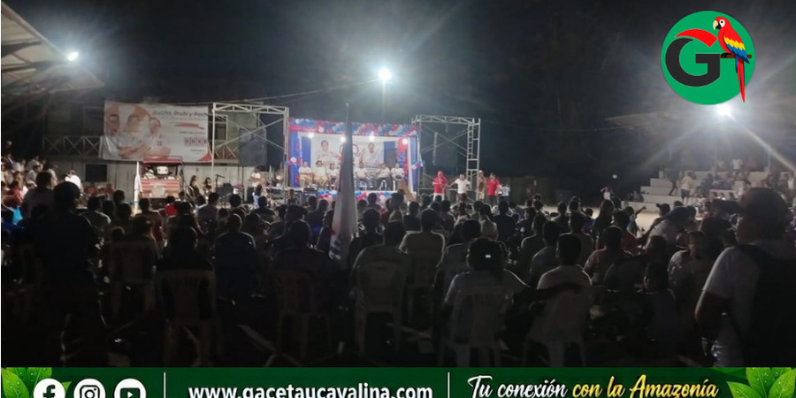 Candidato Lenín Escudero encabezó cierre de campaña en Sepahua