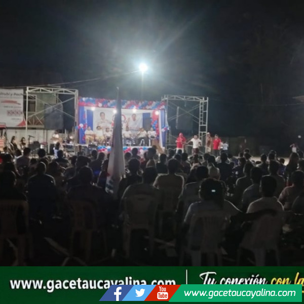 Candidato Lenín Escudero encabezó cierre de campaña en Sepahua
