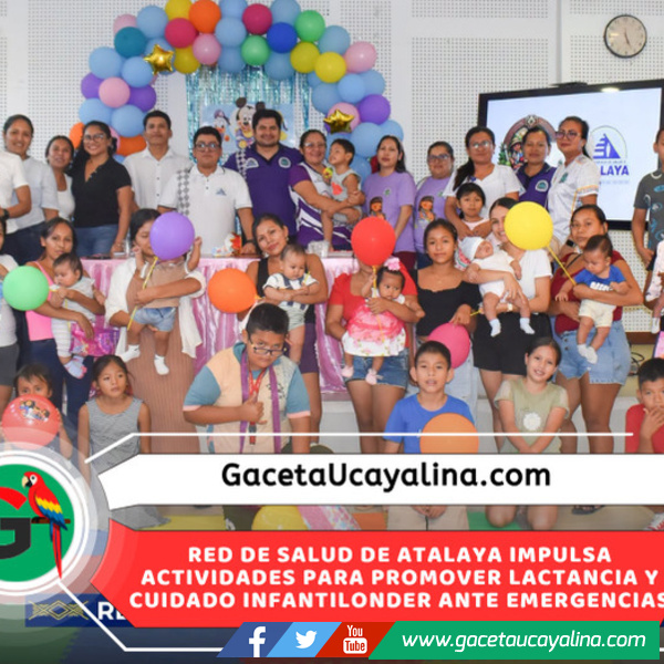 RIS 3 Atalaya promueve lactancia materna para fortalecer salud infantil