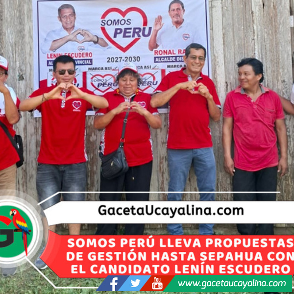 Candidato Lenín Escudero presenta propuestas para Atalaya durante visita a Sepahua