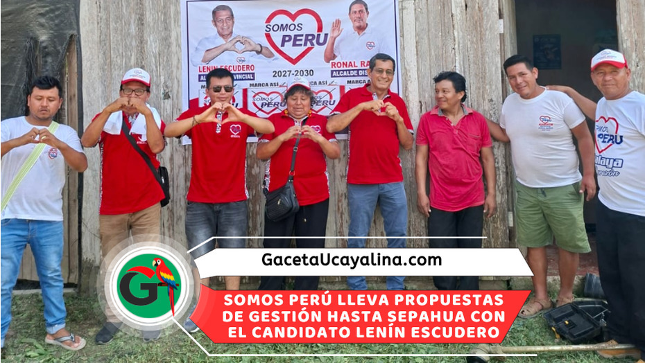 Candidato Lenín Escudero presenta propuestas para Atalaya durante visita a Sepahua