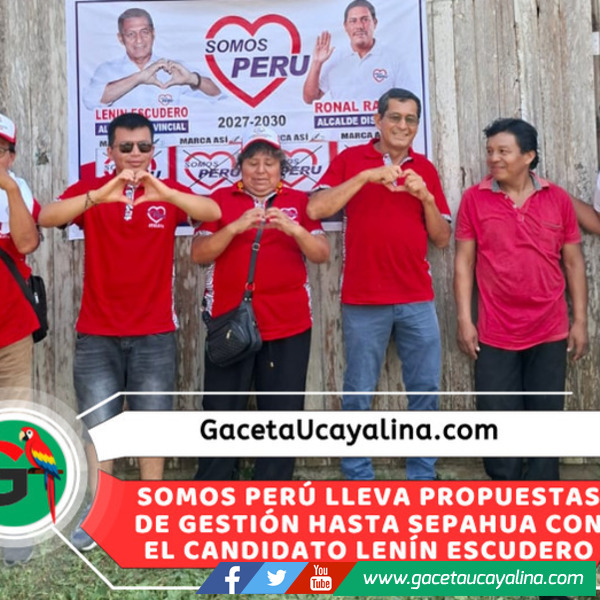 Candidato Lenín Escudero presenta propuestas para Atalaya durante visita a Sepahua
